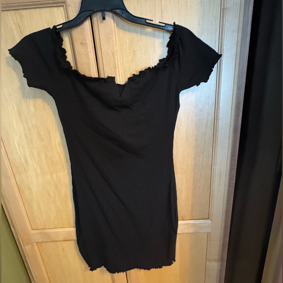 SHEIN Classic Black Midi Dress - Picture 7 of 7